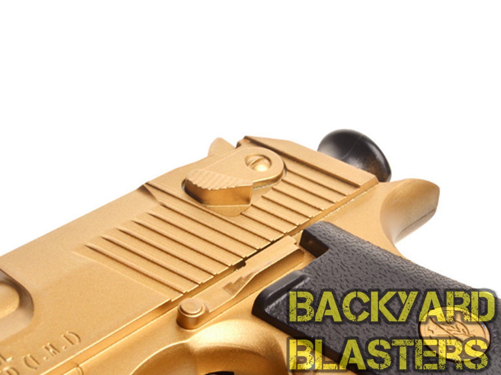 Backyard Blasters Golden Desert Eagle Toy Foam Dart Gun Toys