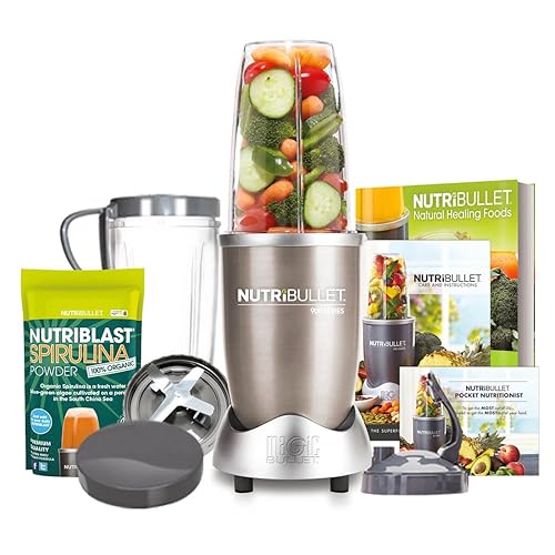 NUTRiBULLET Pro 900 Series Extractor Blender 15 Piece Set, 900 W Champagne Amazon.co.uk