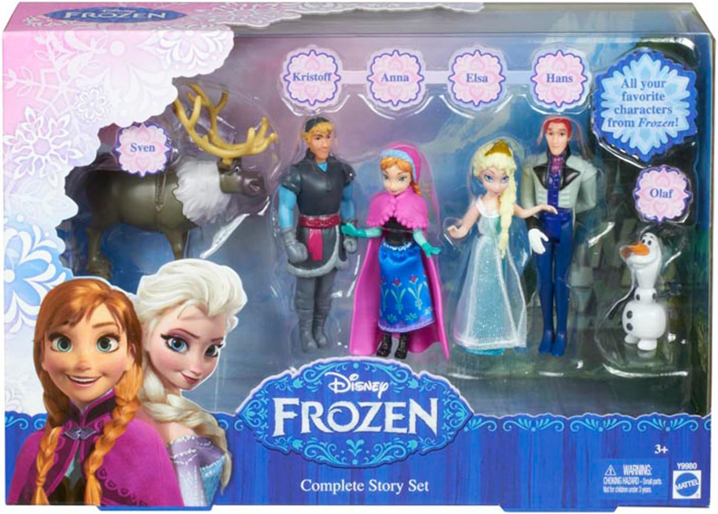 frozen toy figure set