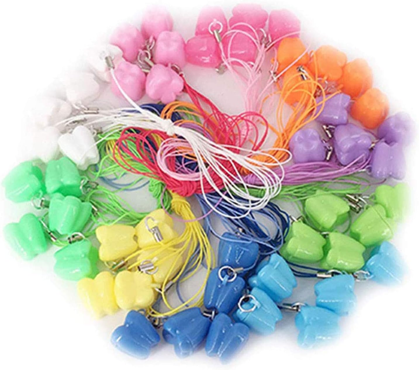 GREENWISH 50 Pcs Tooth Saver Necklace Box, Teeth Treasure Chests Baby