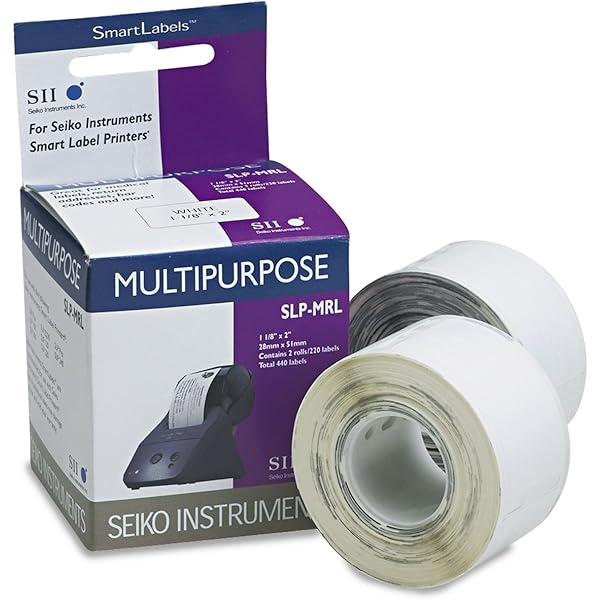 Amazon.com : Seiko SmartLabel SLP-MRL Multipurpose Label, 440 ...