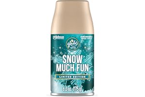 Glade Automatic Spray Refill and Holder Kit, Air Freshener for Home and Bathroom, Snow Much Fun, 6.2 Oz