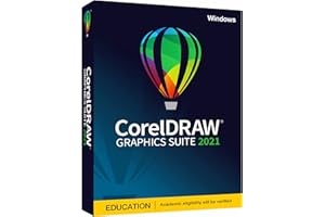 CorelDRAW Graphics Suite 2021 | Education Edition | Graphic Design Software for Professionals | Vector Illustration, Layout, and Image Editing [PC Disc]