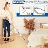 wlich Feather Duster with Extension Pole Bendable Head 100in Reach view 4