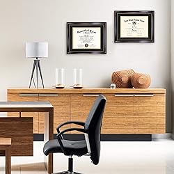 GraduationMall 8.5x11 Diploma Frame with Black over