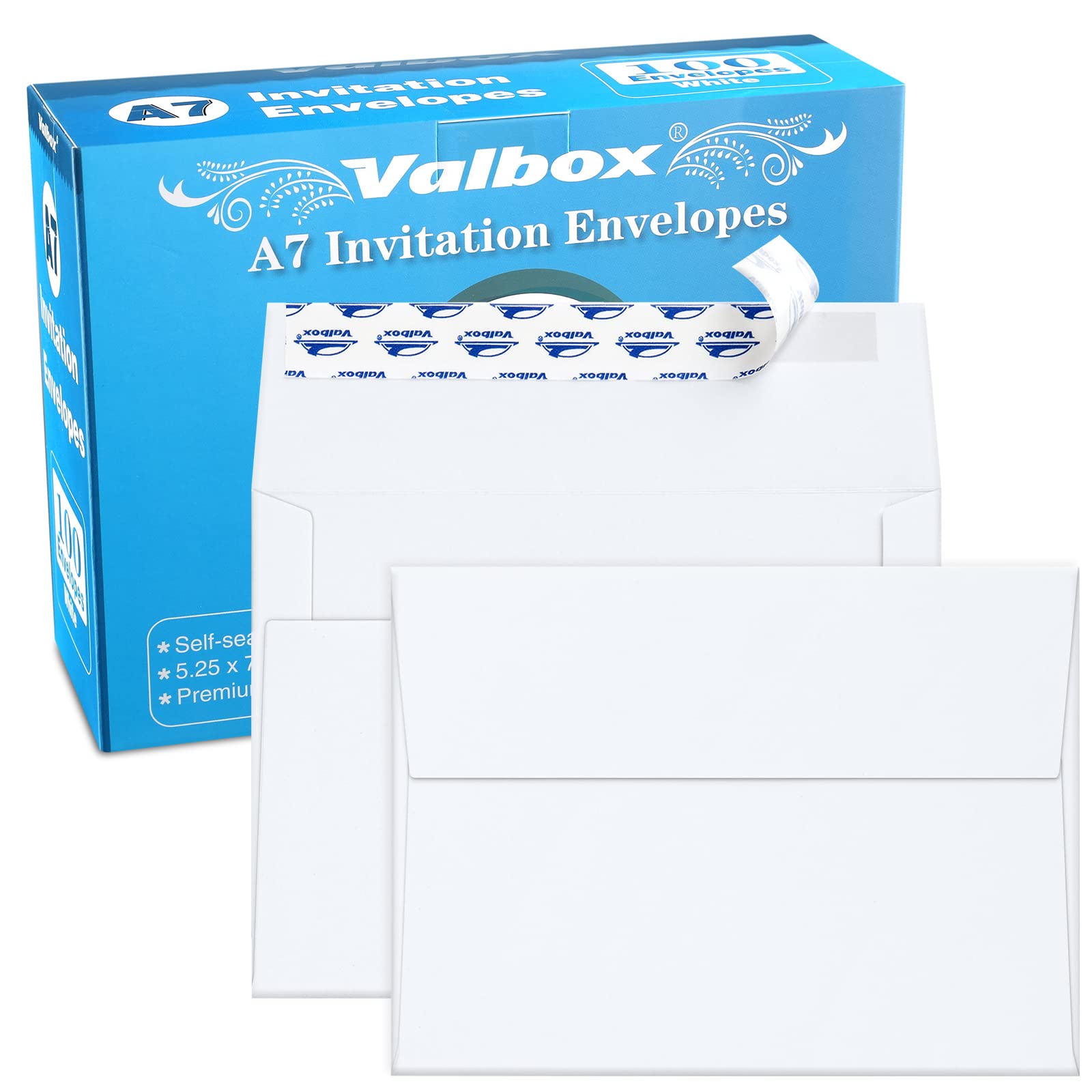ValBox 5x7 Envelopes for Invitation 100 Qty A7
