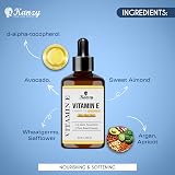 Kanzy Vitamin E Oil for Face Skin Hair 60ml Plant Based d-Alpha-tocopherol view 3