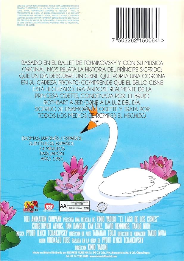 el lago de los cisnes pelicula completa español latino