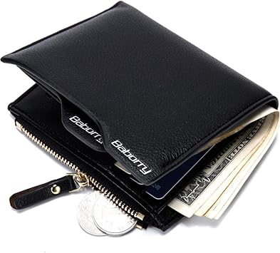 Manchda Kartenhalter Brieftasche Manner Leder Rfid Sperren Reissverschluss Munzfach Abnehmbare Kartenhalter Amazon De Koffer Rucksacke Taschen