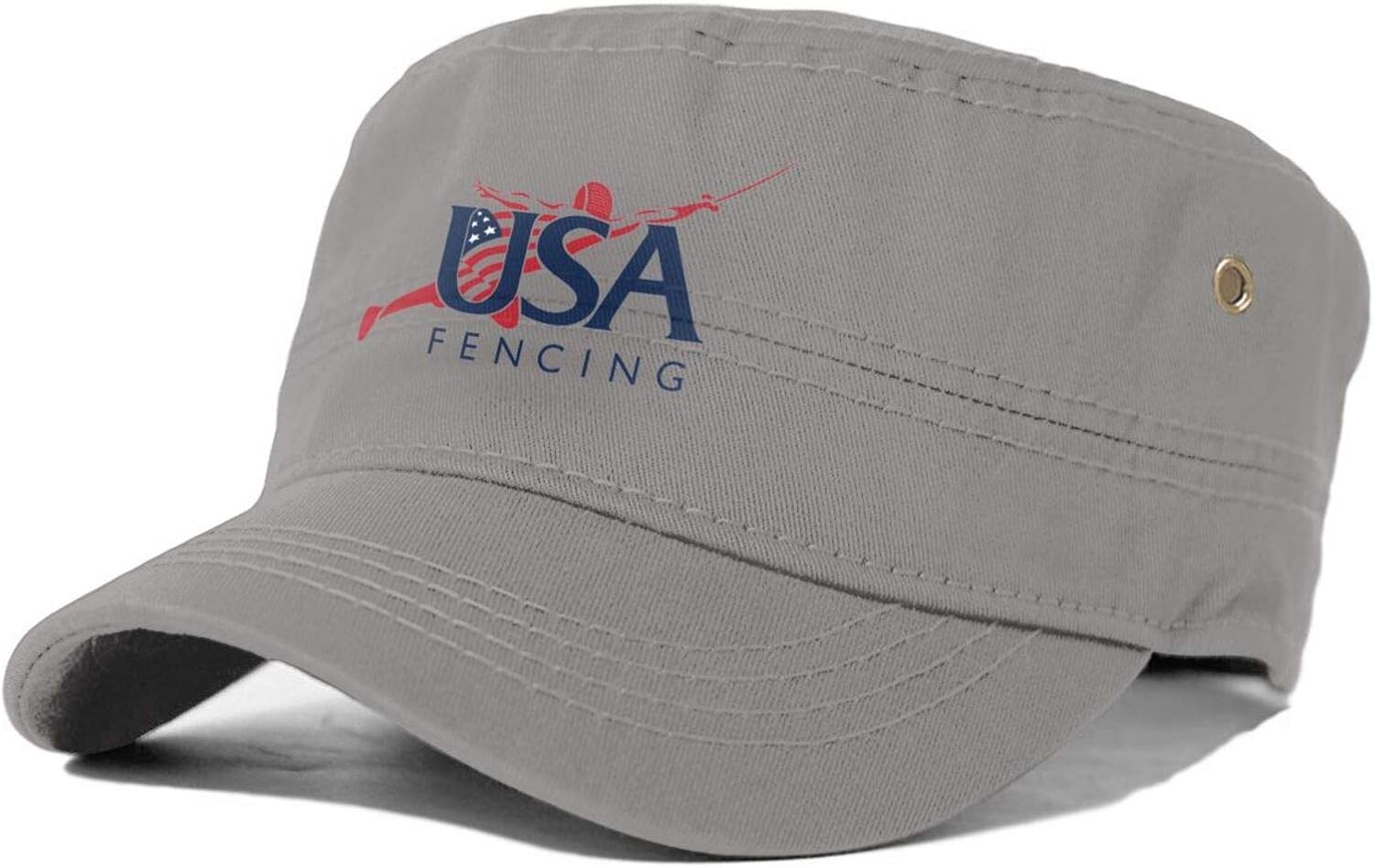 GuazhouFan American Fencing Logo Mans Cap Basic Everyday Military Style