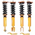Coilovers Adjustable Height for Lexus LS460/460L(F40,F41)2013-2017 RWD, Complete Coilovers Suspension Kit Strut, Amortiguador Lowering Kits Shock Absorber Gold