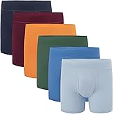 INNERSY Boys' Underwear Bamboo Viscose Boxer Briefs Breathable Boxer Shorts Aged 6-18 6-Pack