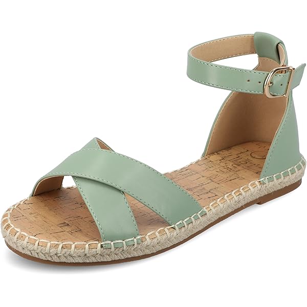 Madden Girl Women's Garnet Flat Sandals - Adjustable Strap Open Toe Summer Footbed Sandals