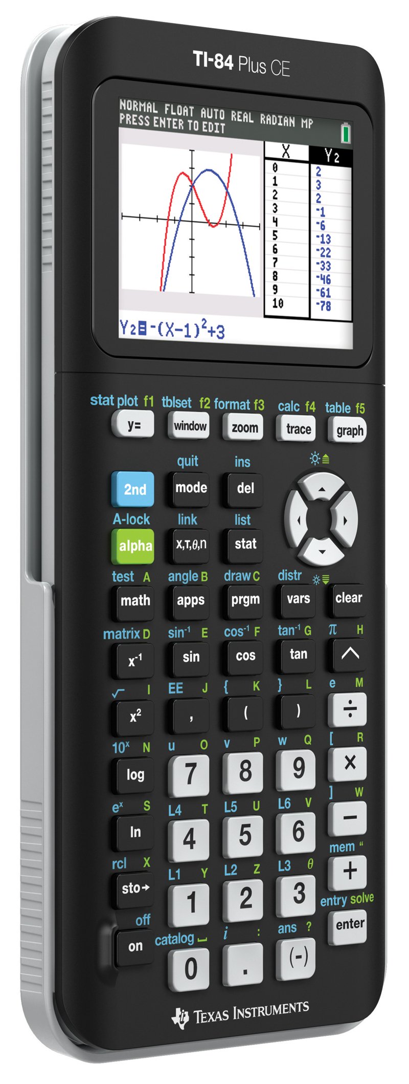 Texas Instruments TI 84 Plus CE Graphing Calculator Black