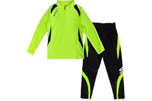 Hiheart Boys Quick Dry Long Sleeve Jogger Set 2 Piece Athletic Tracksuit
