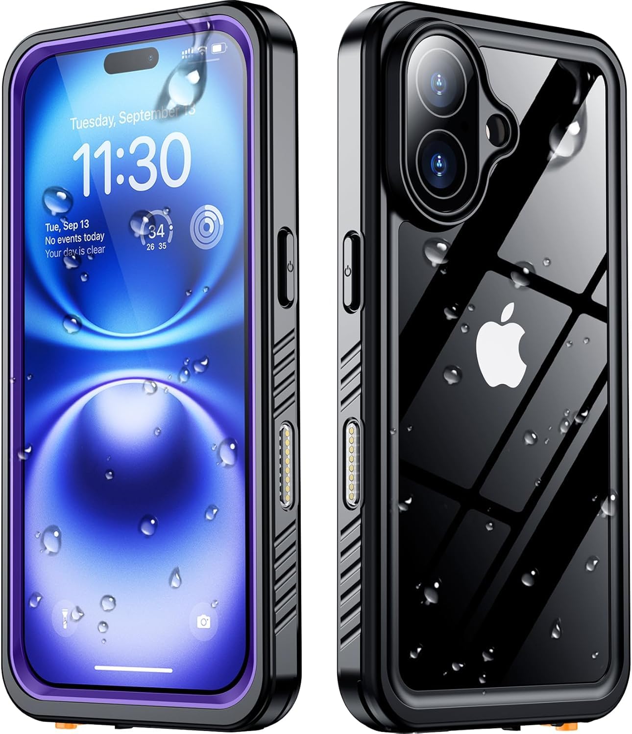 SPIDERCASE for iPhone 16 Case with Lanyard, Purple