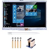 kuman 5 inch Resistive Touch Screen 800x480 HDMI TFT LCD Display Module with Touch Panel USB Port and Touch Pen for Raspberry