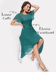 Wedtrend Women's Formal Dress Ruffle Cocktail Party