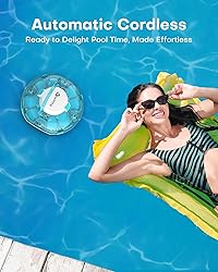 (2025 Upgrade) Cordless Robotic Pool Cleaner, Lasts