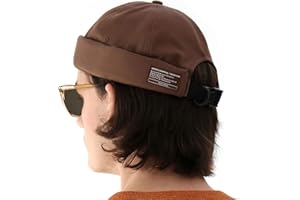 UNDERCONTROL Brimless Sailor Fisherman Leon Hat No Visor Miki Skull Docker Beanie Trawler Tactical Ring Cap for Men & Women