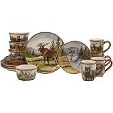 Certified International Mountain Summit 16pc Dinnerware Set, Service for 4