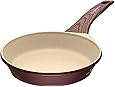 WaxonWare 9.5 Inch Non Stick Skillet & Frying Pan With Induction Bottom & Marbellous (A 100% PFOA Free Coating Made In Germany) - For Stir-Frying, Shallow Frying, Deep Frying & Braising