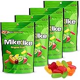Mike and Ike Original Fruits Candy, 4 Pack of Bulk Movie Theater Candy 10 OZ Each, Ideal for Your Favorite Films, Perfect Theater Box for Sharing with Friends.