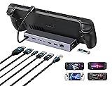 7-in-1 Steam Deck Dock with Dual 4K@60Hz HDMI