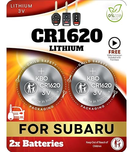 Amazon.com: Subaru Key Fob Battery Replacement CR2032 (2 Pack