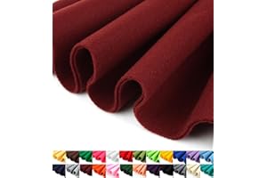 Barcelonetta | Felt Fabric | 72" Wide | 1.6mm Thick | Acrylic & Soft | Felt by The Yard | Felt for DIY Crafts, Projects, Sewing (Burgundy, Half Yard)