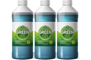 Travel Jon Supreme Green RV & Marine Holding Tank Treatment Powerful Enzyme Formula for Odor Control & Deep Cleaning, Eucalyptus Fragrance, Made in USA (8oz - 3 Pack)