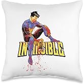 Invincible Aftermath Logo Throw Pillow