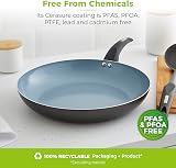 Tower Cerasure 32cm Fry Pan Ceramic Non-Stick Induction Suitable Graphite T80354 view 8