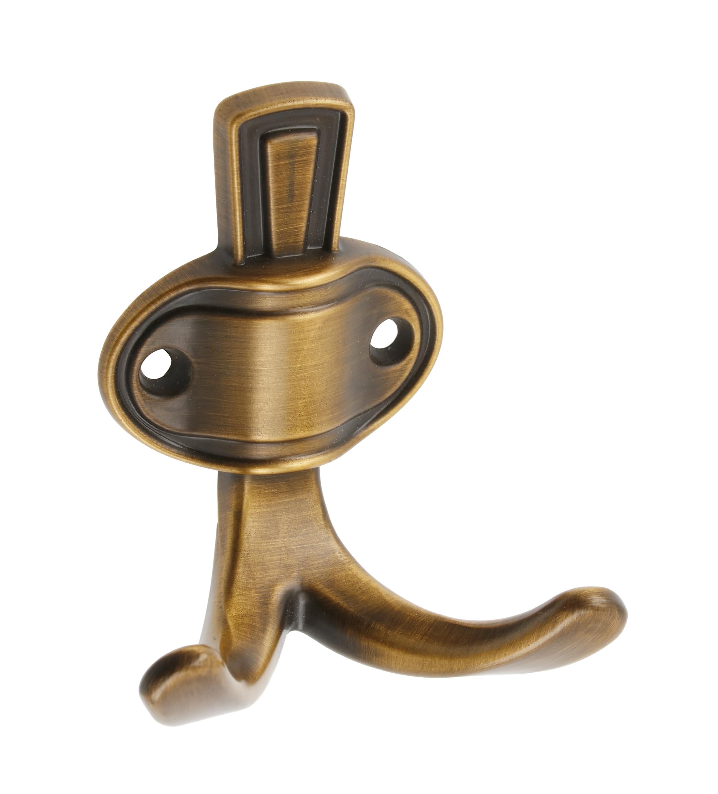 GTV - Coruna Small Coat Hook - Surface: Bronze - Height: 76 mm Width: 68 mm - Coat Hooks for Door, Bathroom, Kitchen, Hallway, Office, DIY Metal Hooks, Coat Hooks, Hat Hooks, Wall Hooks