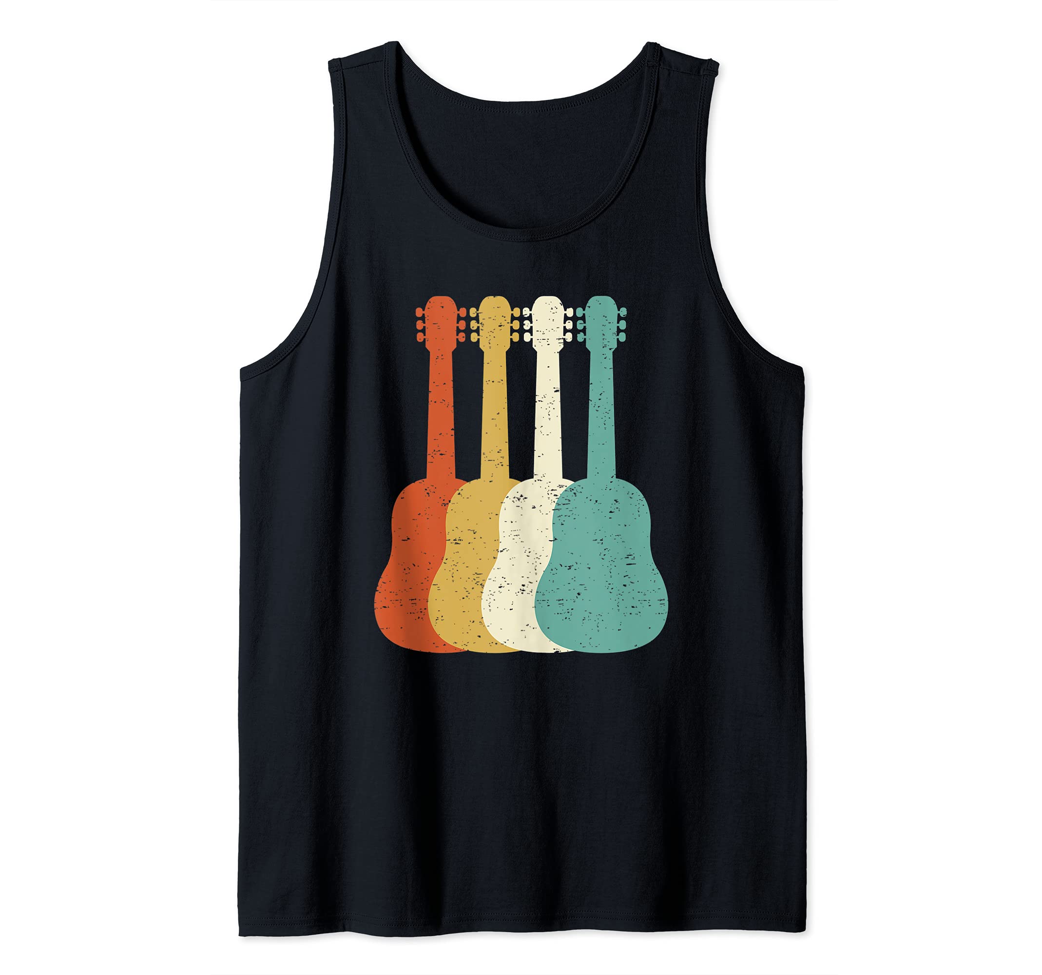 Retro Guitar Player Saying Guitarist I Vintage Guitars Tank Top