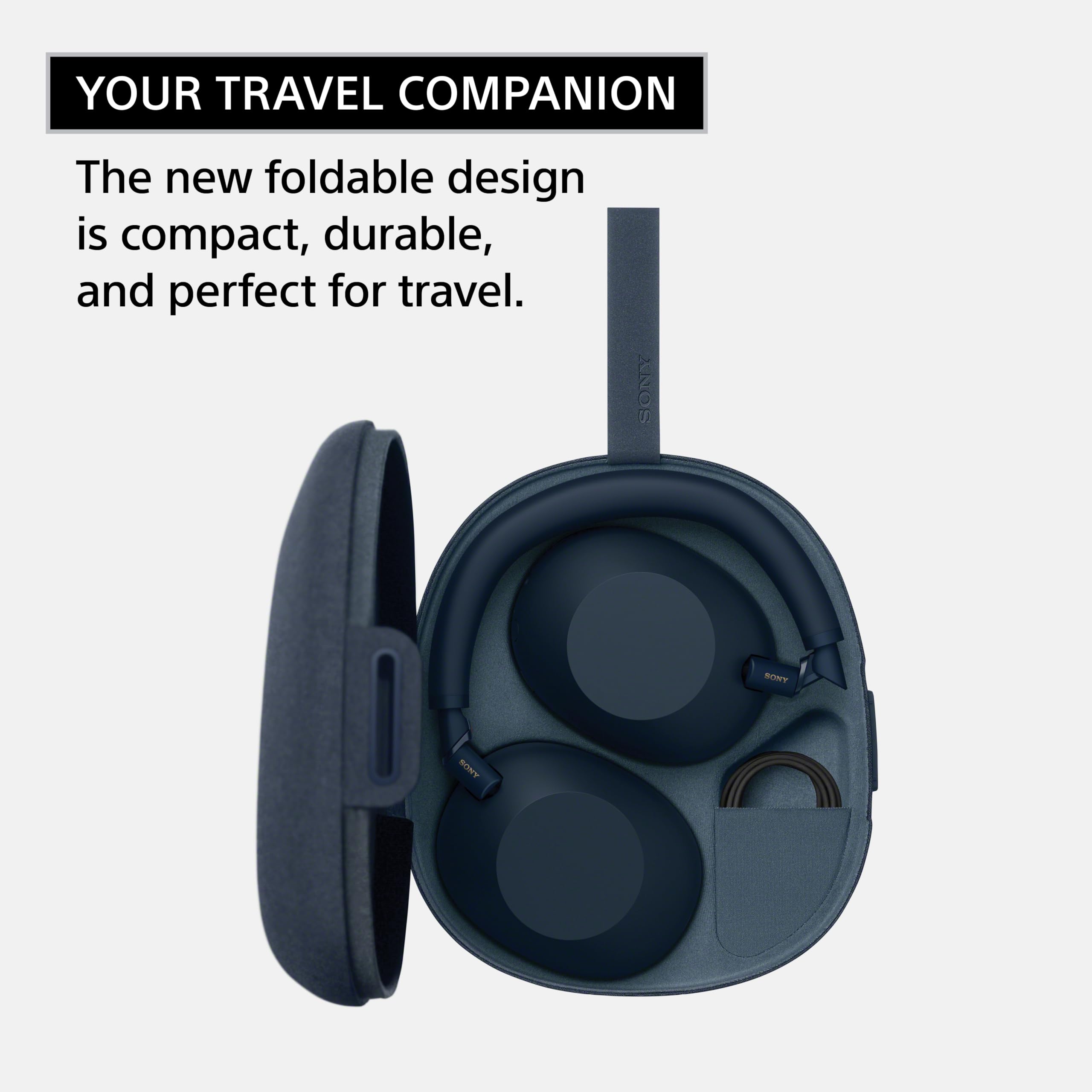 Sony WH-1000XM6 The Best Noise Canceling Wireless Headphones, HD NC Processor QN3, 12 Microphones, Adaptive NC Optimizer, Mastered by Engineers, Studio-Quality, 30-Hour Battery, Black