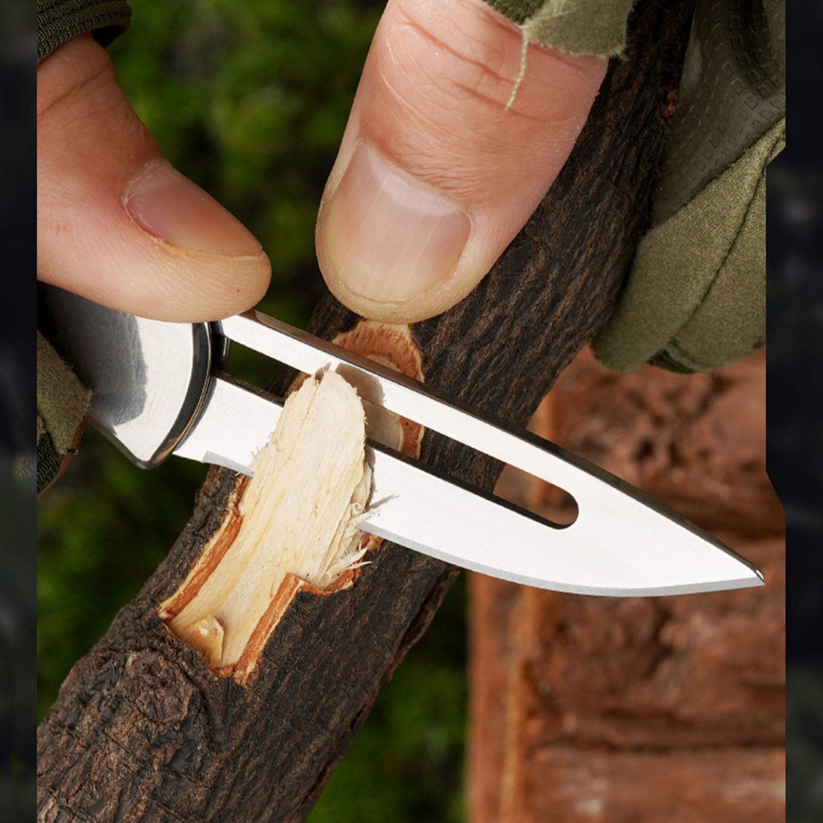 AZHU Pocket Knives & Folding Knives, 5.3 Inch All Steel Tactical Folding Knife, Survival Knife, EDC Pocket Knife, Daily Carry, Outdoor Hunting, Fishing, Camping