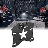 Wsays UTV LED License Plate Bracket Universal