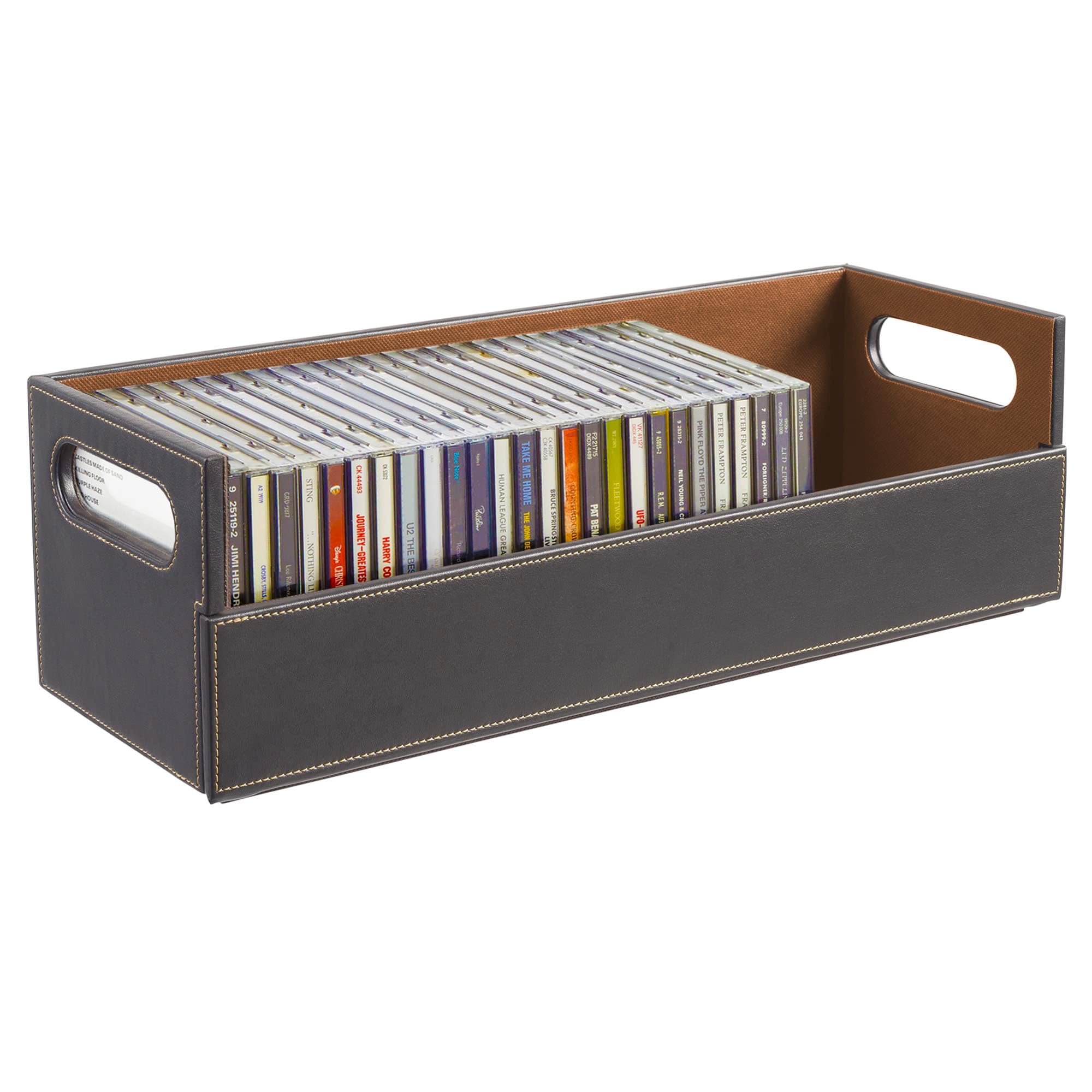 Richards Homewares Chocolate Stacking CD Tray โ image 1