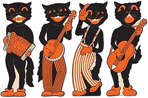 Beistle Scat Cat Band Cutouts
