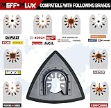 Meff-Mluk 156Pcs Oscillating Tool Sanding Pad Kit 80x80mm 6Pcs Triangle view 8