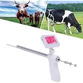 Dorfury Visual Insemination Gun for Cattle, 3.5" LED Screen with 15MP Camera, 360&deg; Adjustable Heated Probe, Artificial Insemination Kit for Cows, Camels, Horses