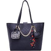 Juicy Couture More is More Tote Bag, Monogram Embossed, with Accessory Holder and Charms