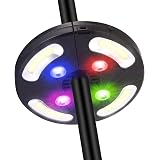 Oyoco Warm White Patio Umbrella Light 2 Brightness Modes Cordless 36 Led Lights At 220 Lux 3 X Aa Battery Operated Umbrella Pole Light For Patio Umbrellas Camping Tents Or Outdoor Use Warm