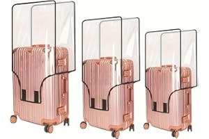 Universal Clear Luggage Cover, Durable Suitcase Protector for 20-28 Inch Trolley Case Travel Baggage, Clear, 28-inch, Fashion