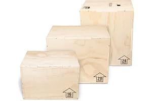 GoSports Fitness Launch Box - 3-in-1 Plyo Jump Box for Exercises of All Skill Levels