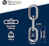 NietFullThings Stainless Steel Short Link Chain 5 mm 316 Marine Grade 1 m Pack view 3