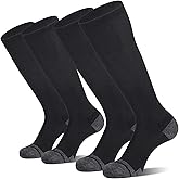 CS CELERSPORT 2 Pack / 3 Pack Baseball Socks for Youth Kids and Adult Softball Soccer Socks Over the Calf Tube Socks