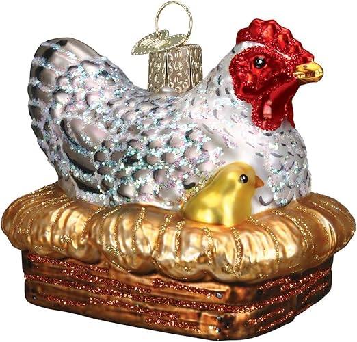 Old World Christmas Farm Animals Glass 