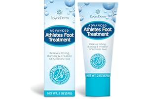 Roycederm Extra Strength Athletes Foot Treatment Cream, Powerful Relief for Itching and Burning, Suitable for Men and Women